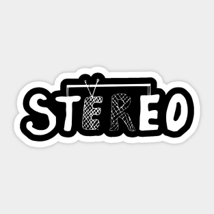 stereo Sticker